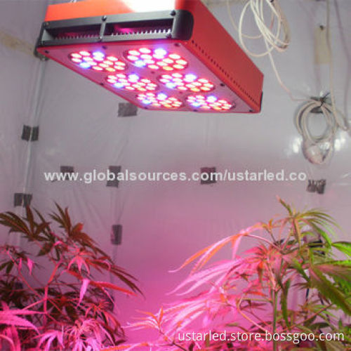 Apollo 90pcx3W LED grow lights, AC110-240V/3600lm/9500lux/1m/isolated driver/aluminum/310umol/1m/CE
